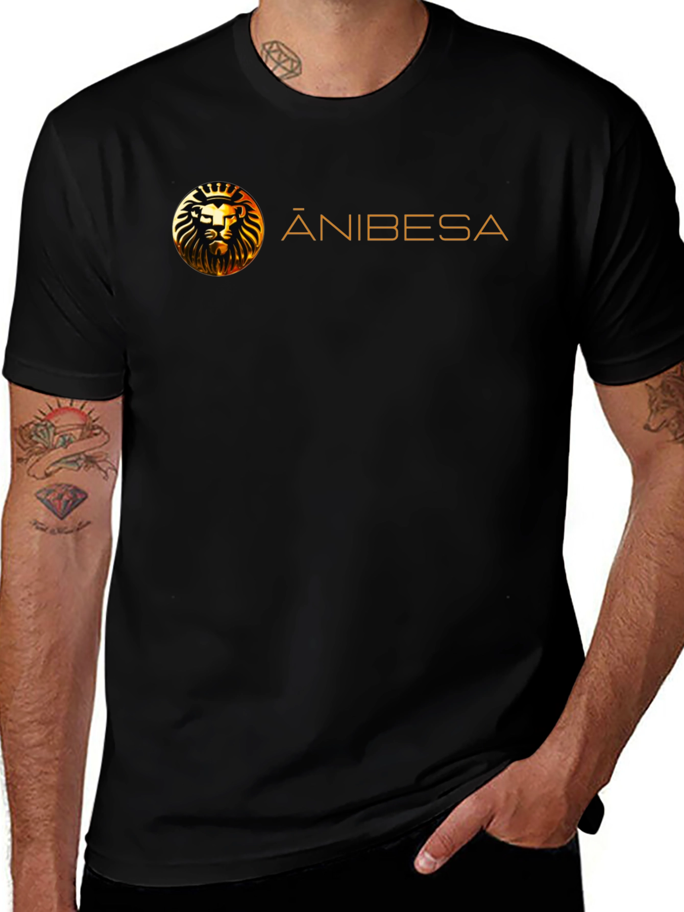 Lion Crest Black T-Shirt