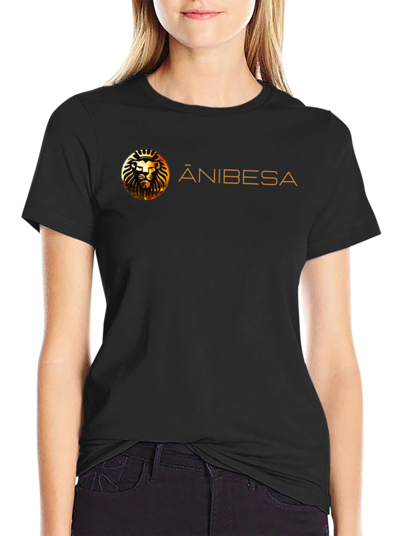 Lion Crest Black T-Shirt