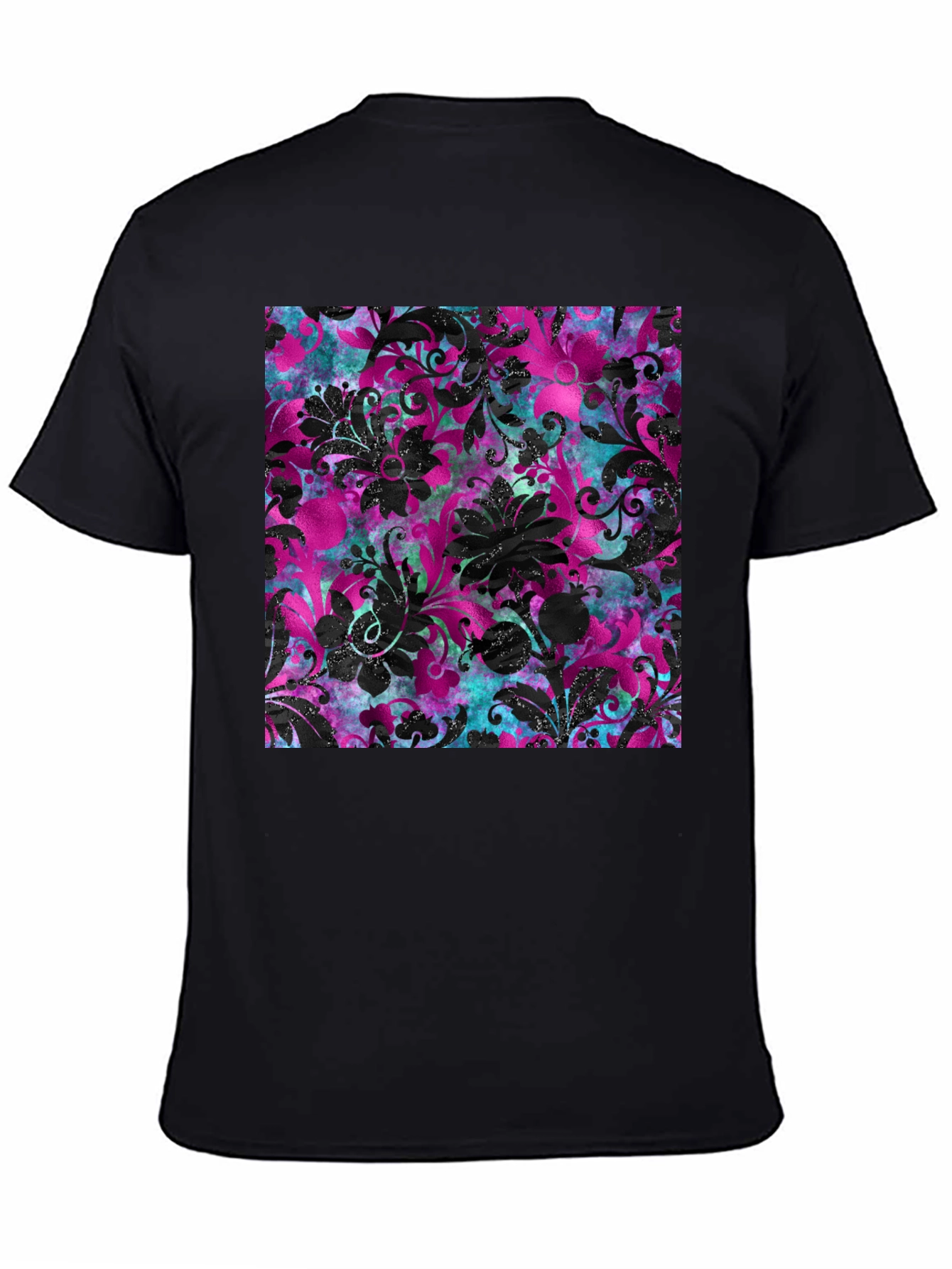 Floral Print T-Shirt - Bold Pattern Tee