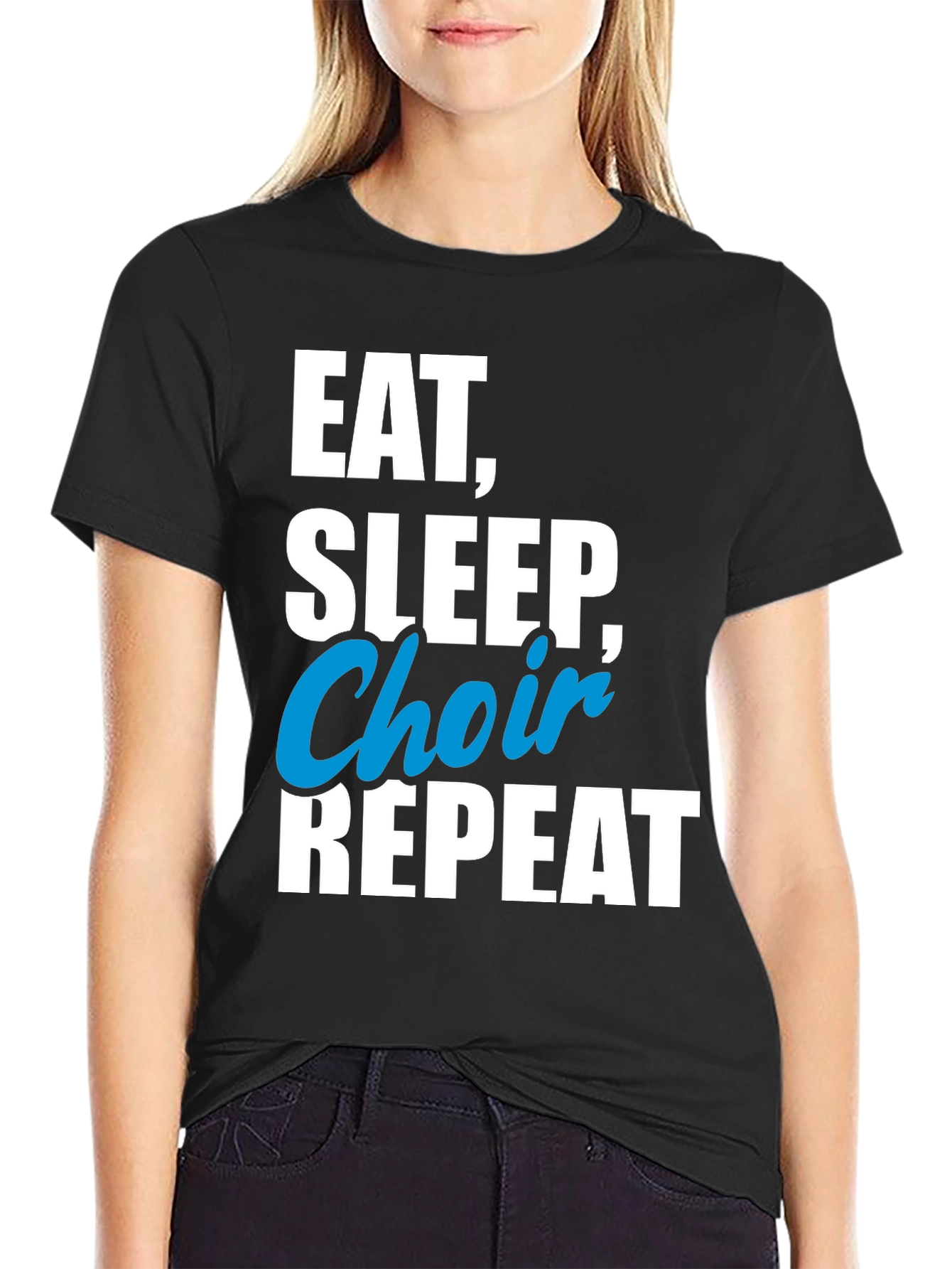 Eat Sleep Choir Repeat T-Shirt