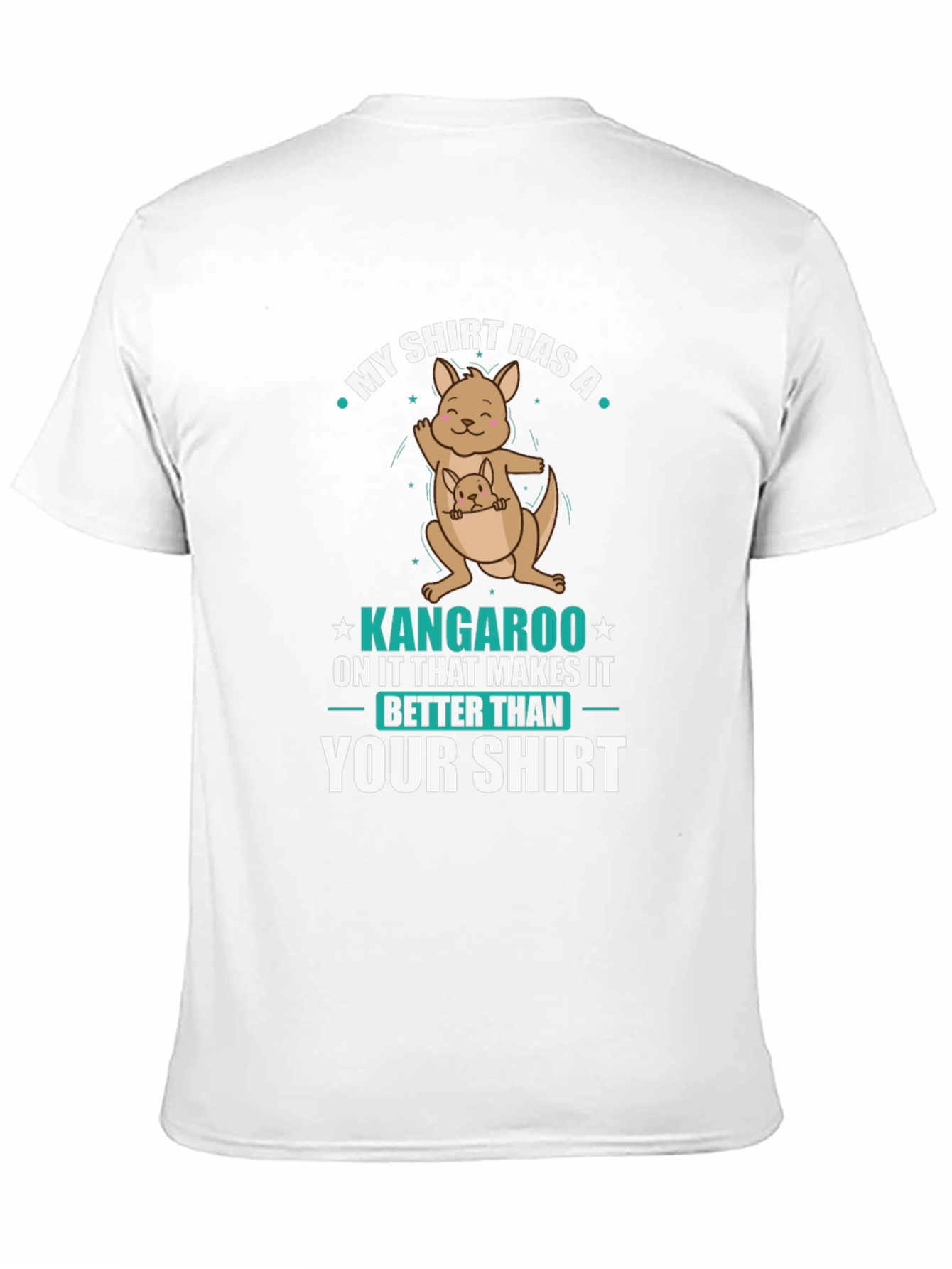 Funny Kangaroo T-Shirt: My Shirt is Better Than Yours