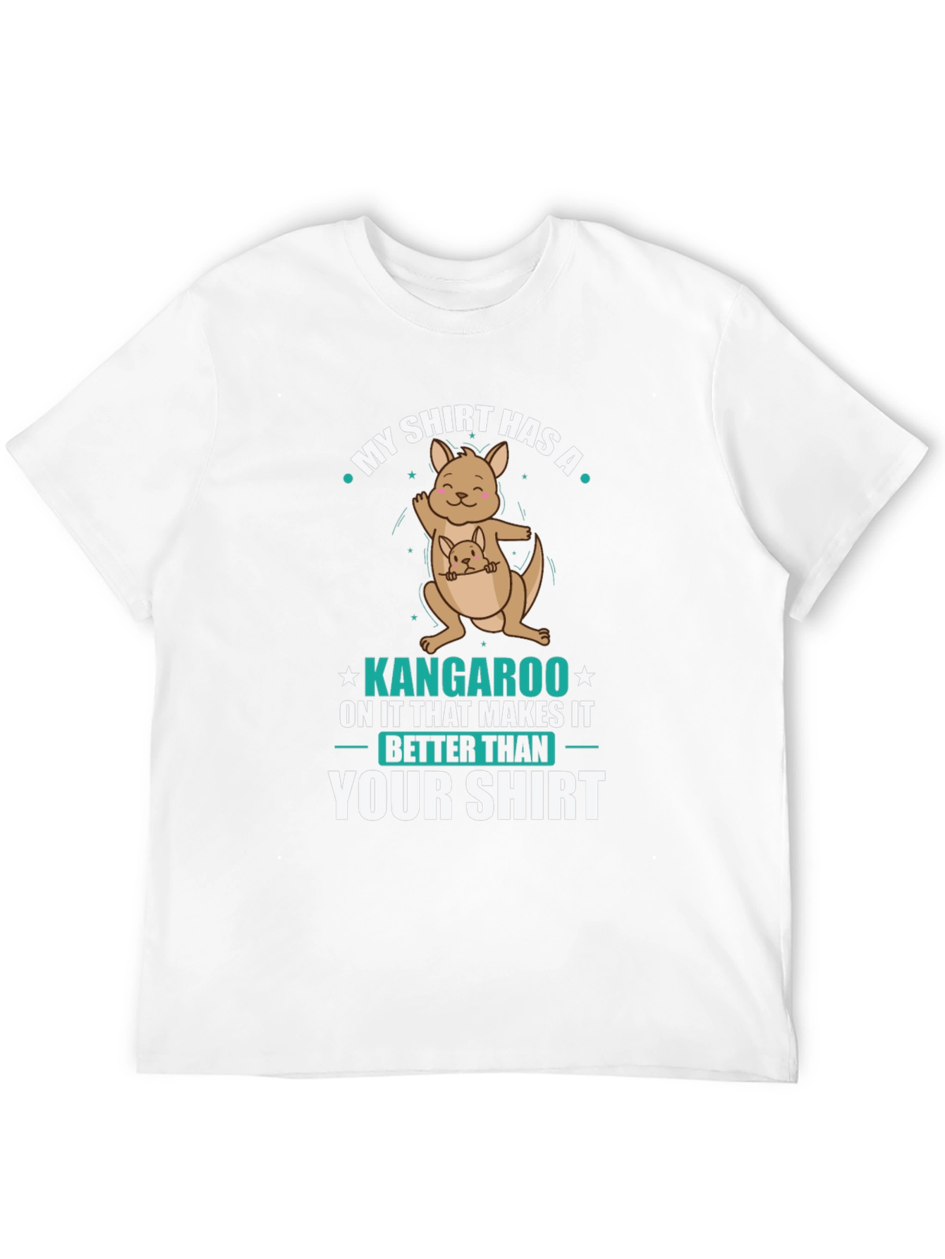 Funny Kangaroo T-Shirt: My Shirt is Better Than Yours