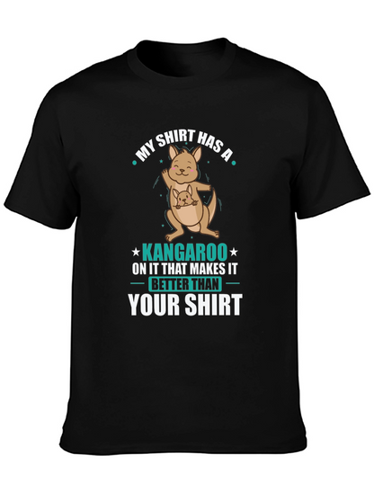Funny Kangaroo T-Shirt: My Shirt is Better Than Yours