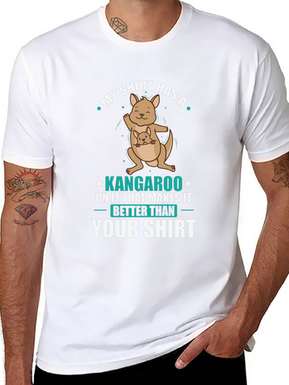 Funny Kangaroo T-Shirt: My Shirt is Better Than Yours