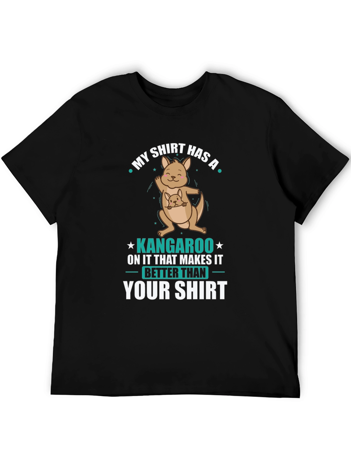 Funny Kangaroo T-Shirt: My Shirt is Better Than Yours
