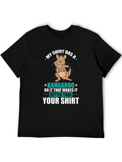 Funny Kangaroo T-Shirt: My Shirt is Better Than Yours