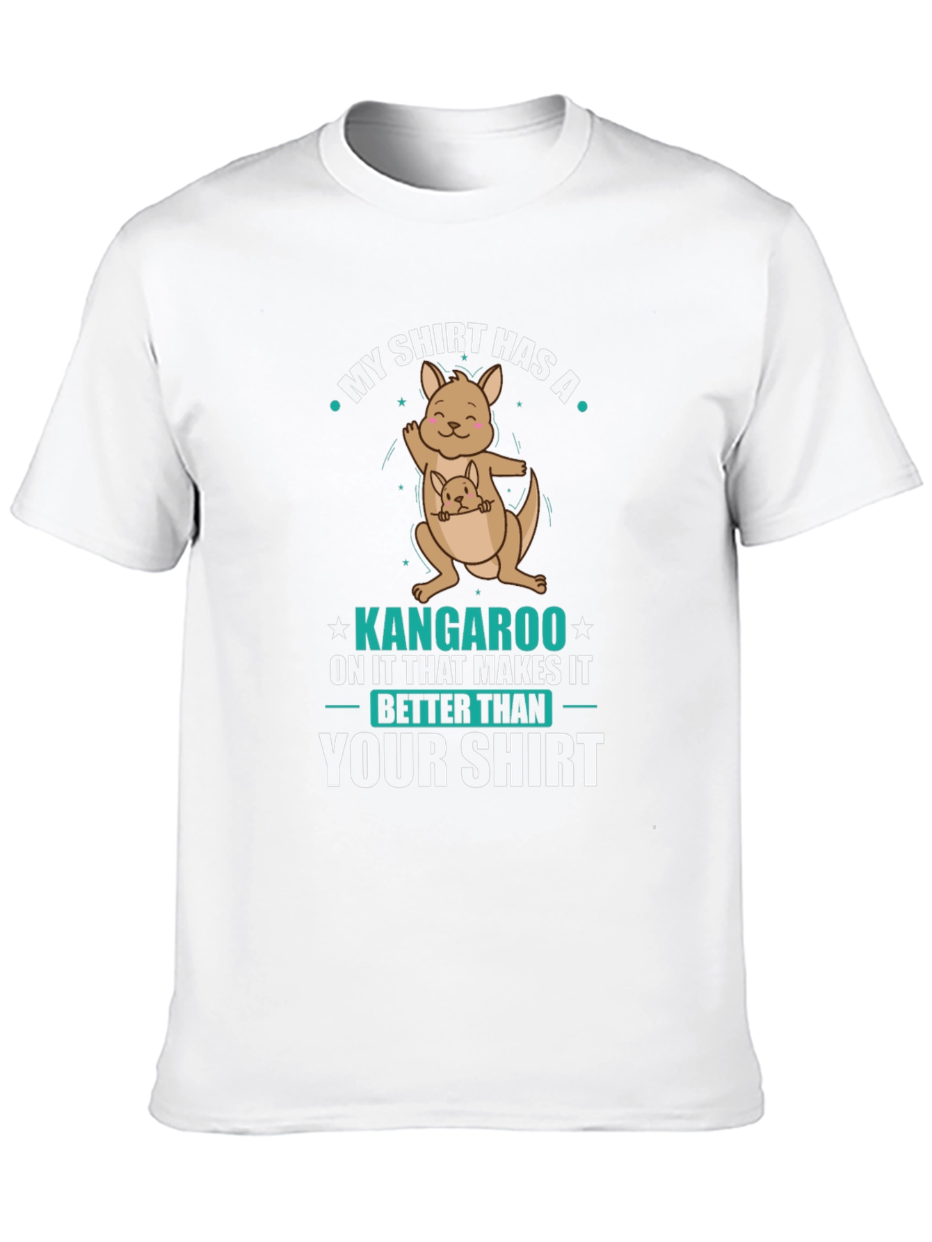 Funny Kangaroo T-Shirt: My Shirt is Better Than Yours