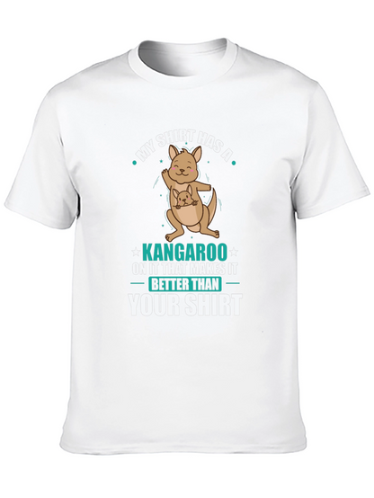 Funny Kangaroo T-Shirt: My Shirt is Better Than Yours
