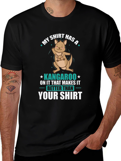 Funny Kangaroo T-Shirt: My Shirt is Better Than Yours