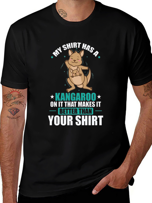Funny Kangaroo T-Shirt: My Shirt is Better Than Yours