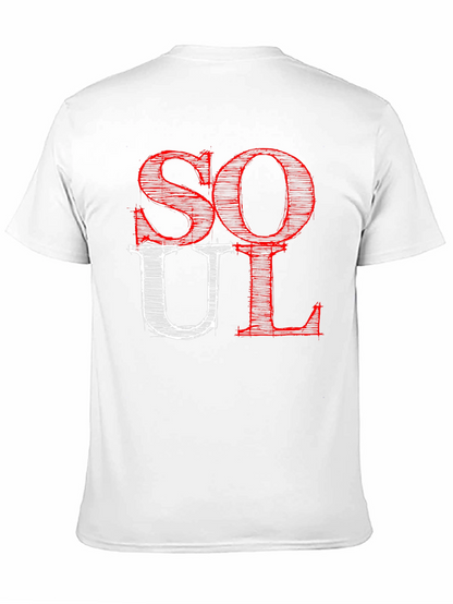 Soul Graphic Print Black T-Shirt
