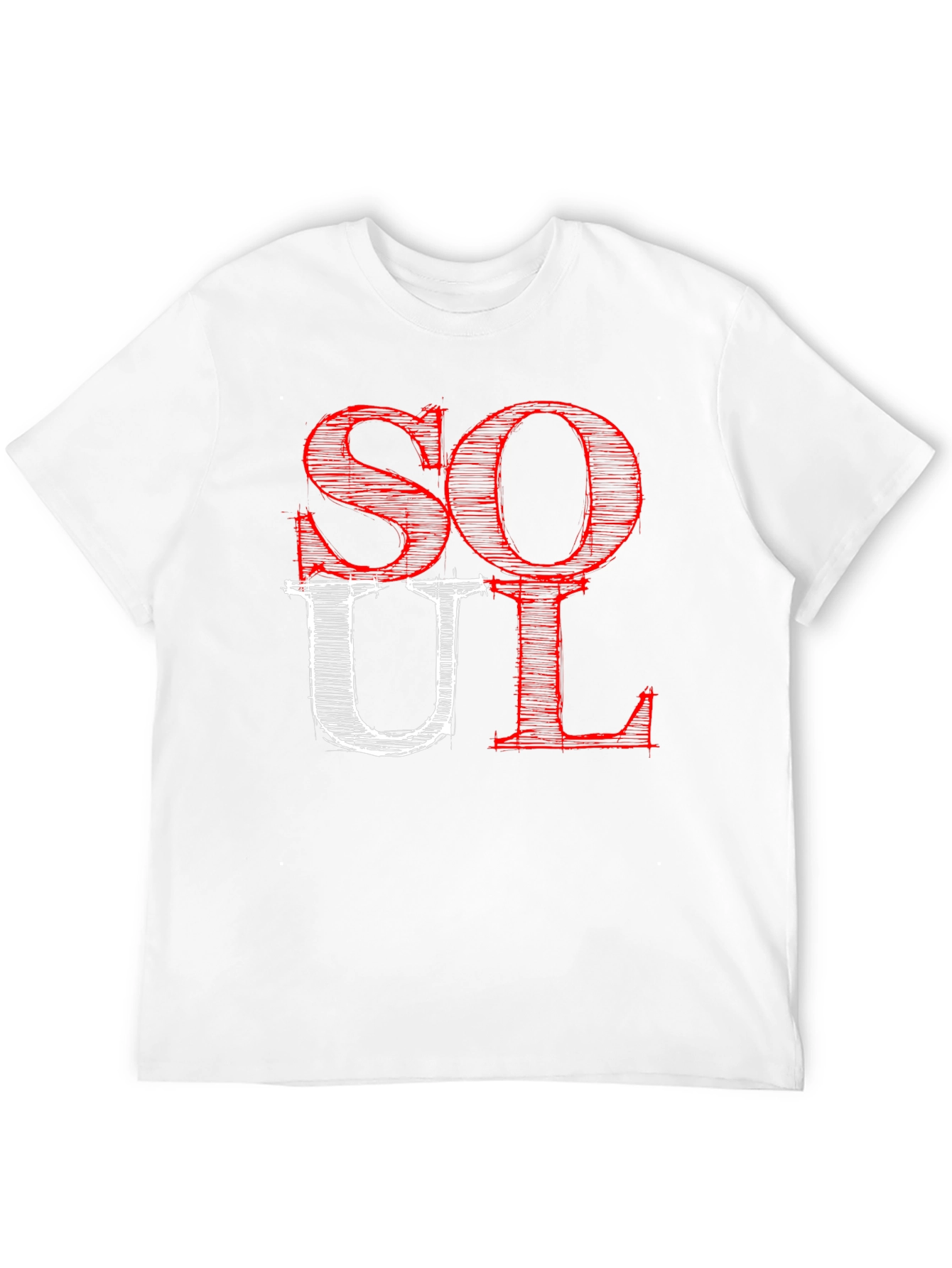 Soul Graphic Print Black T-Shirt