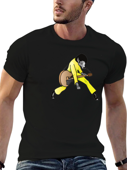 Wolf Elvis Graphic Tee - Rock n Roll Style