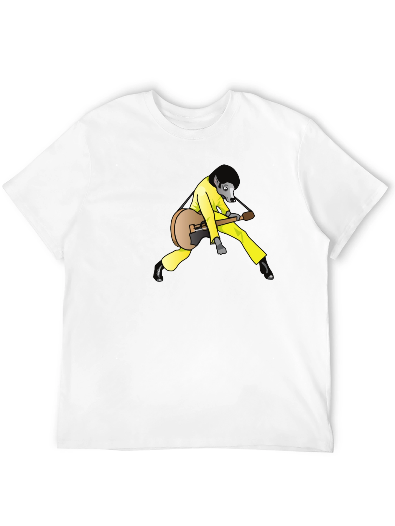 Wolf Elvis Graphic Tee - Rock n Roll Style