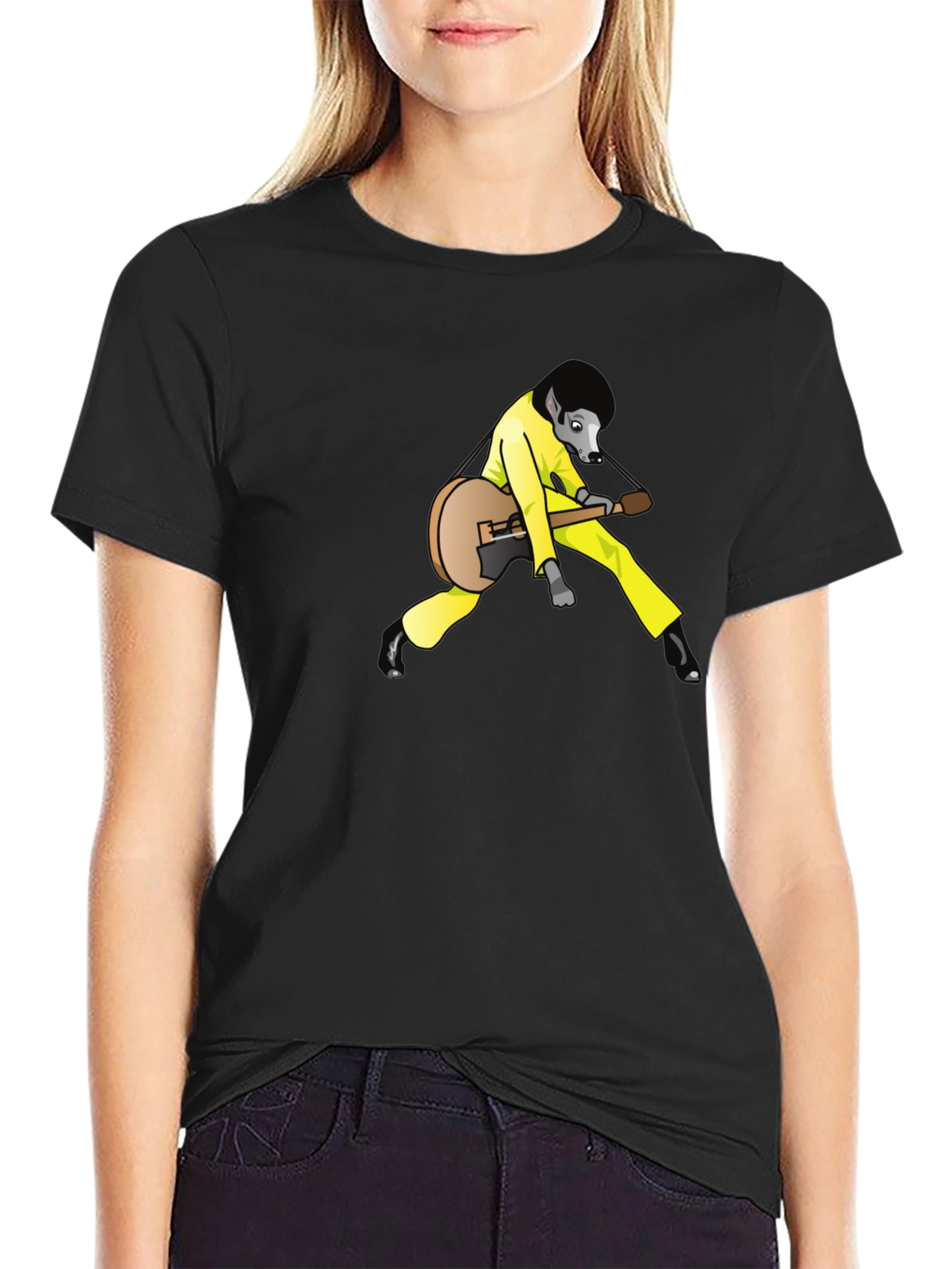 Wolf Elvis Graphic Tee - Rock n Roll Style