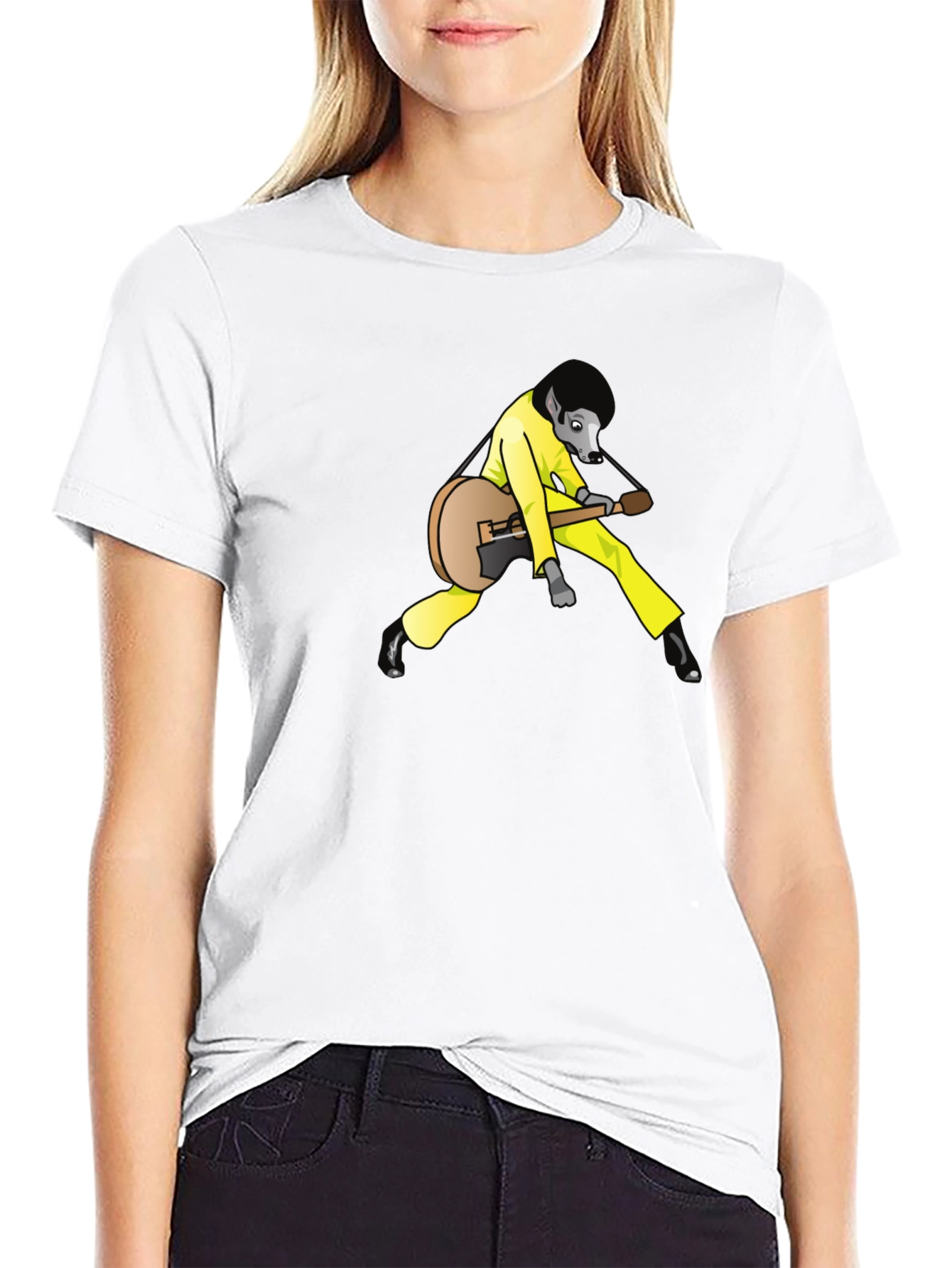 Wolf Elvis Graphic Tee - Rock n Roll Style