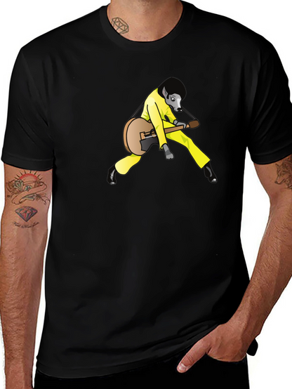 Wolf Elvis Graphic Tee - Rock n Roll Style