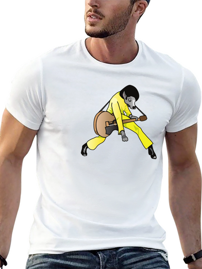 Wolf Elvis Graphic Tee - Rock n Roll Style