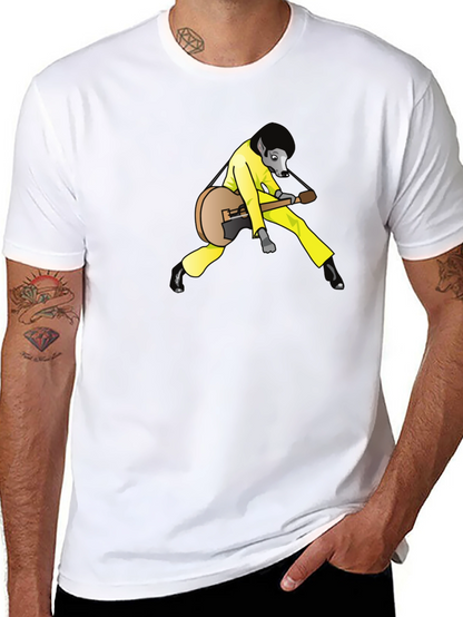 Wolf Elvis Graphic Tee - Rock n Roll Style