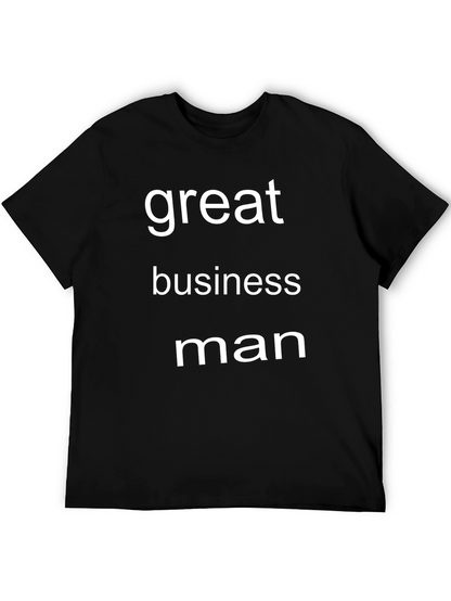Great Business Man T-Shirt - Black
