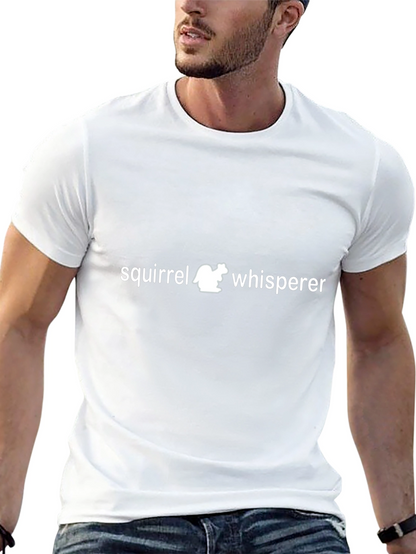 Squirrel Whisperer Graphic Tee - Black