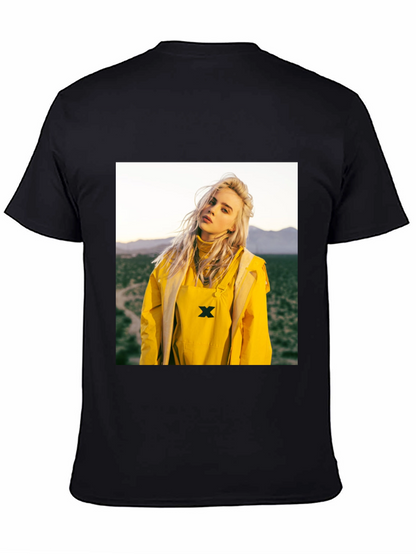 Billie Eilish Graphic Tee - Black Cotton T-Shirt