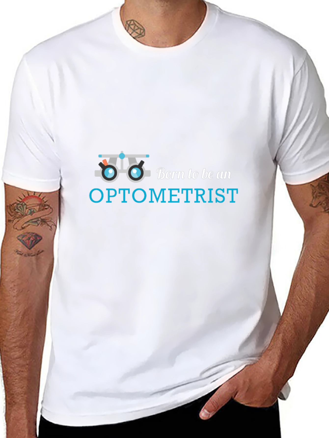 Optometrist T-Shirt - Born to Be an Optometrist