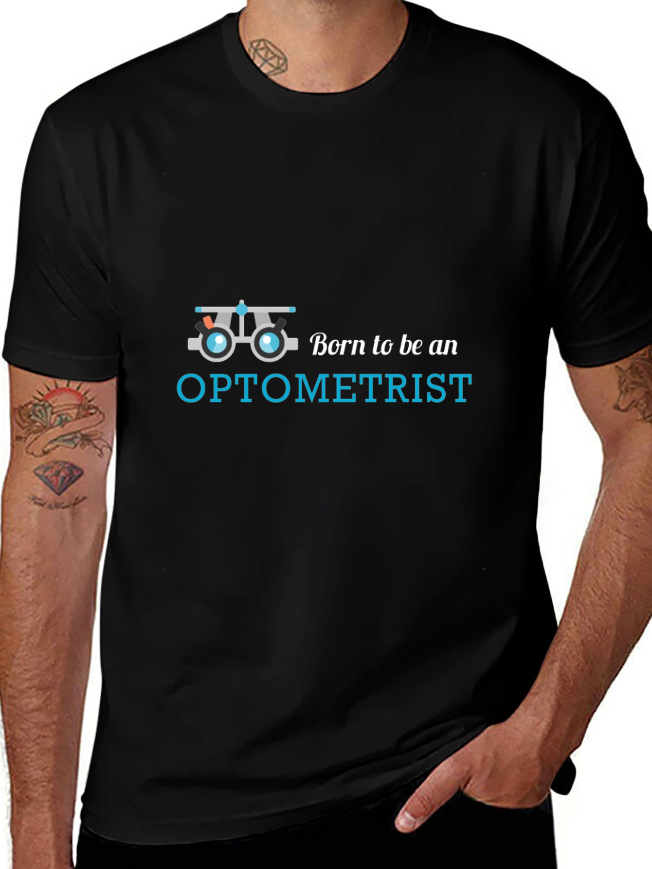 Optometrist T-Shirt - Born to Be an Optometrist