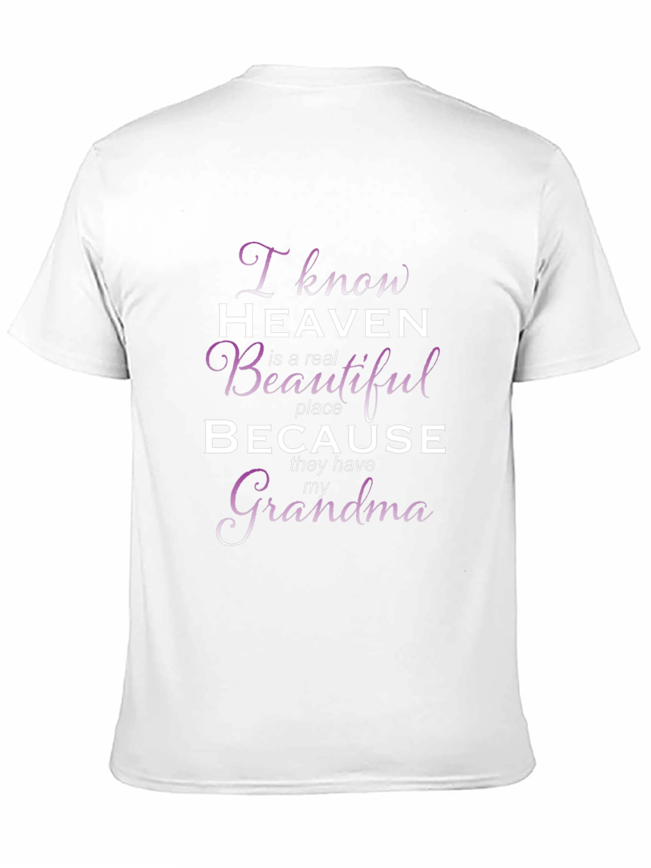 Grandma in Heaven T-Shirt - Memorial Apparel
