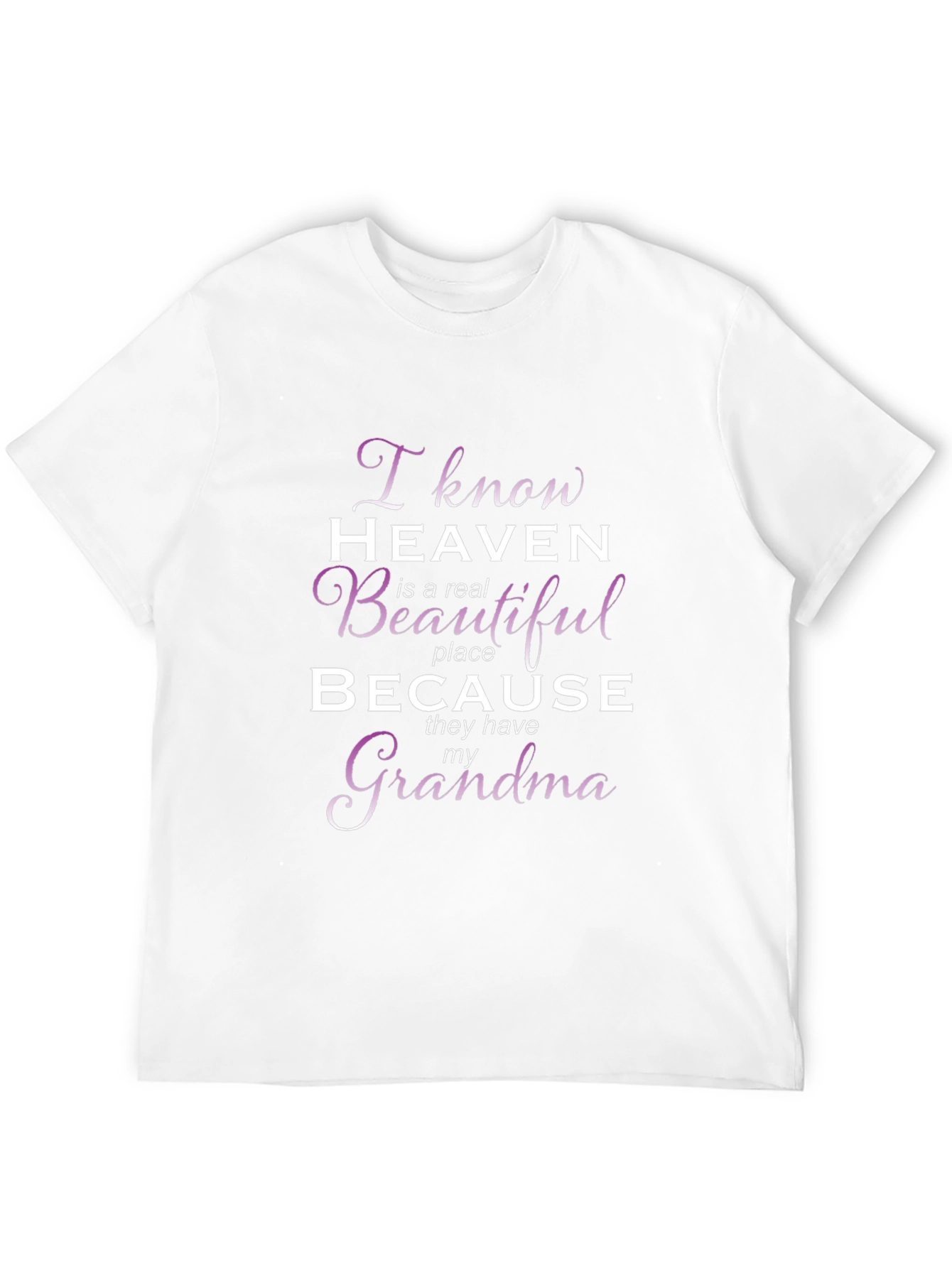 Grandma in Heaven T-Shirt - Memorial Apparel