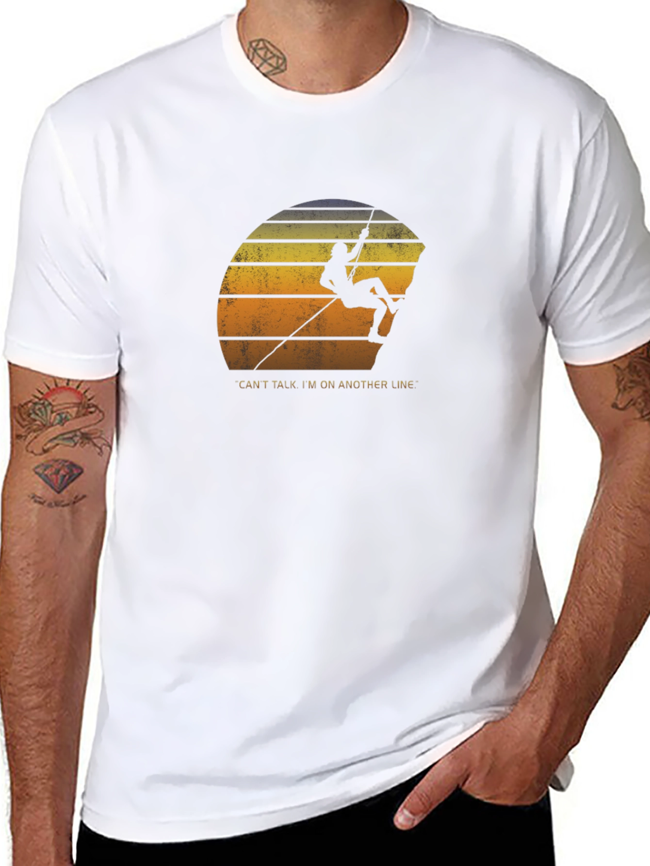 Climbing Silhouette T-Shirt - On Another Line