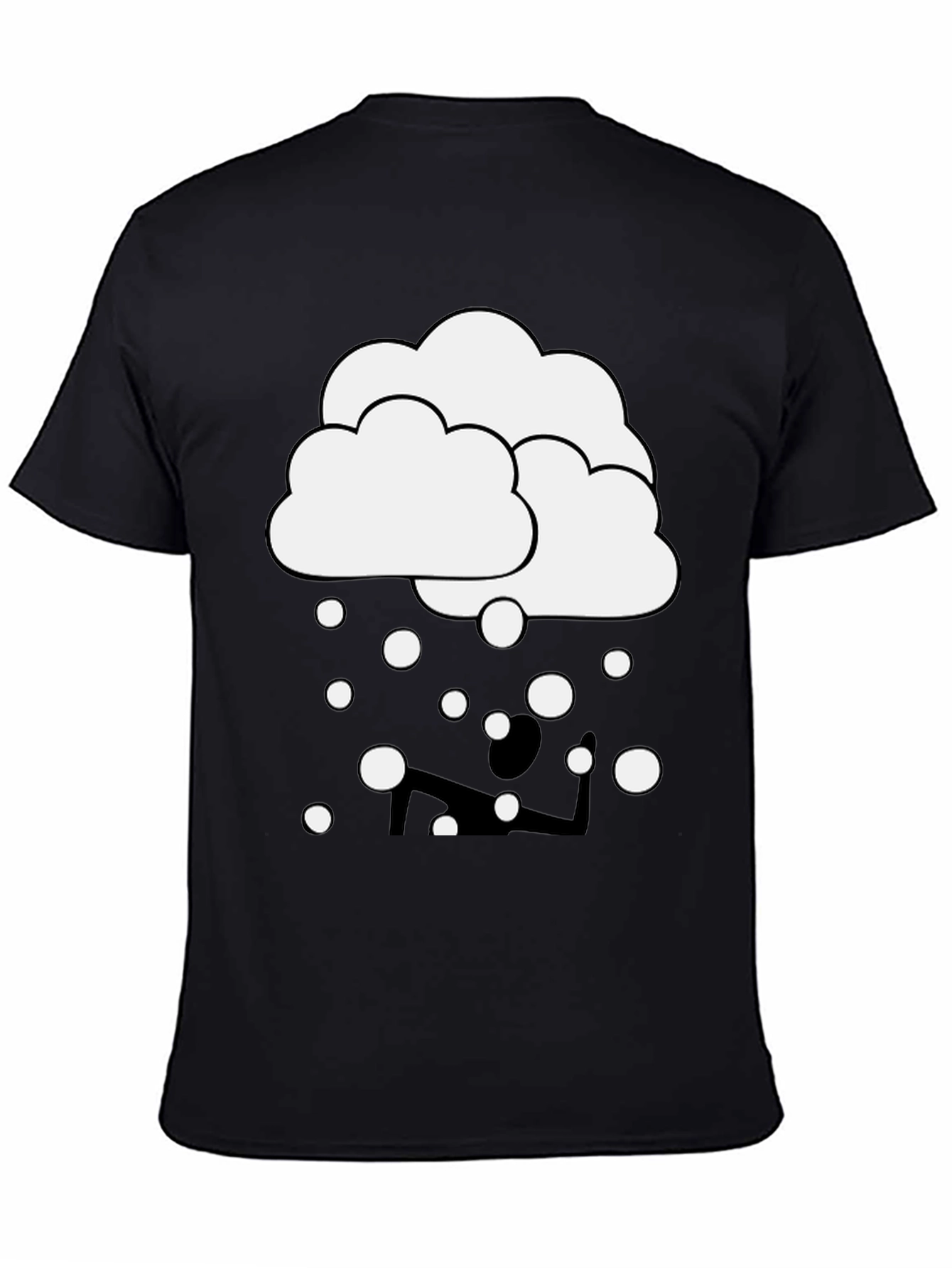 Cloudy Yoga T-Shirt - Funny Graphic Tee