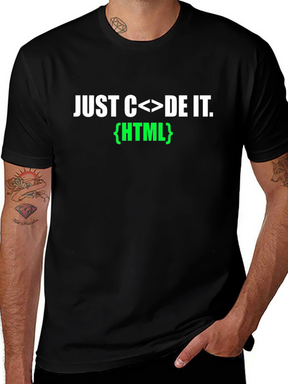 Just Code It HTML T-Shirt