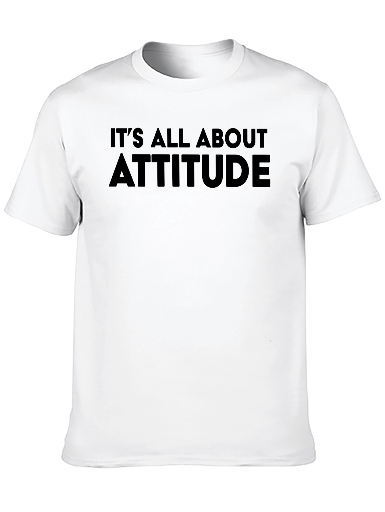 Attitude Graphic Tee - Mens Crew Neck