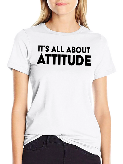 Attitude Graphic Tee - Mens Crew Neck
