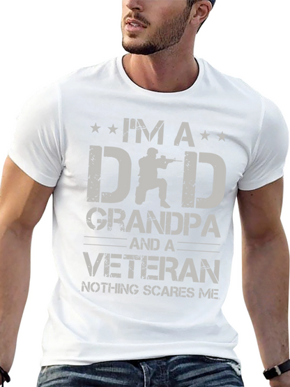 Im a Dad Grandpa Veteran T-Shirt