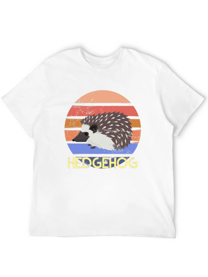 Hedgehog Retro Style T-Shirt - Cute Animal Tee