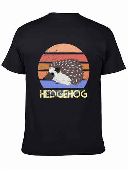 Hedgehog Retro Style T-Shirt - Cute Animal Tee