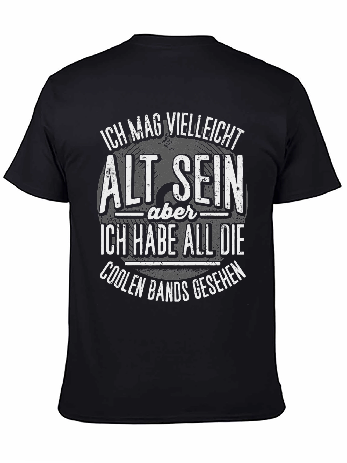 Cool Bands Seen Black Graphic Tee