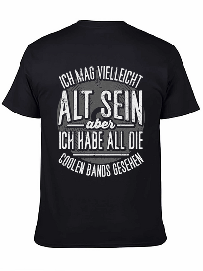 Cool Bands Seen Black Graphic Tee