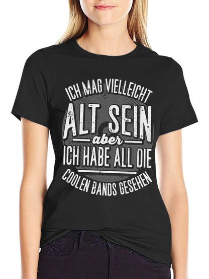 Cool Bands Seen Black Graphic Tee
