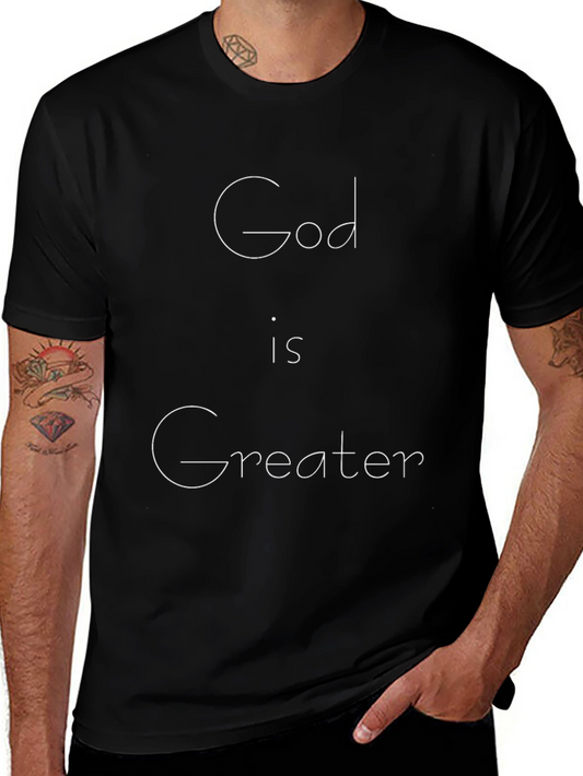 God Is Greater Graphic Tee - Christian Inspired Apparel