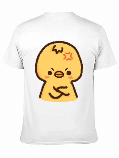Angry Chick Cartoon Graphic T-Shirt