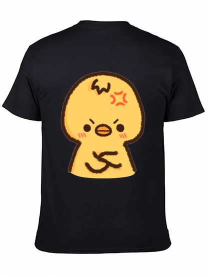 Angry Chick Cartoon Graphic T-Shirt