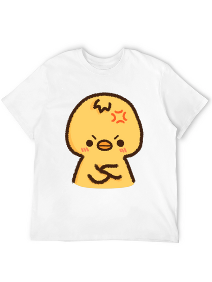 Angry Chick Cartoon Graphic T-Shirt