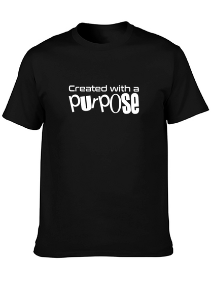 Created with a Purpose Black T-Shirt