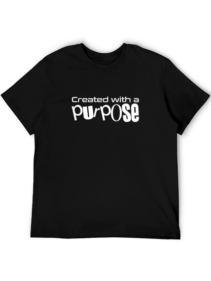 Created with a Purpose Black T-Shirt