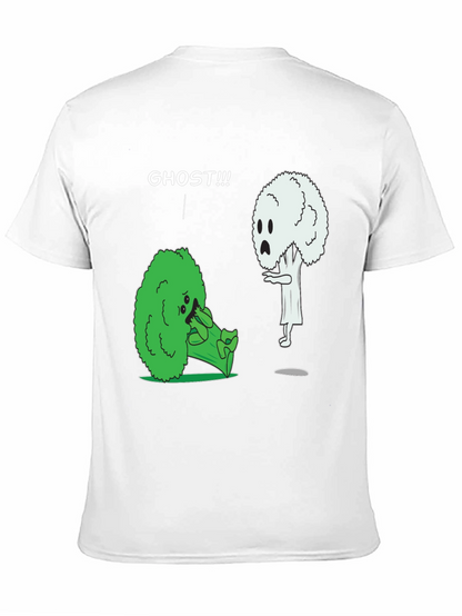 Broccoli Ghost Humor Graphic T-Shirt