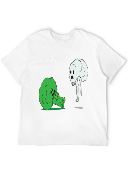 Broccoli Ghost Humor Graphic T-Shirt
