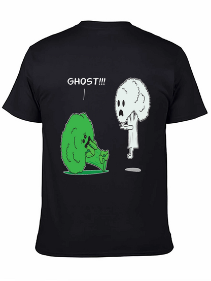 Broccoli Ghost Humor Graphic T-Shirt